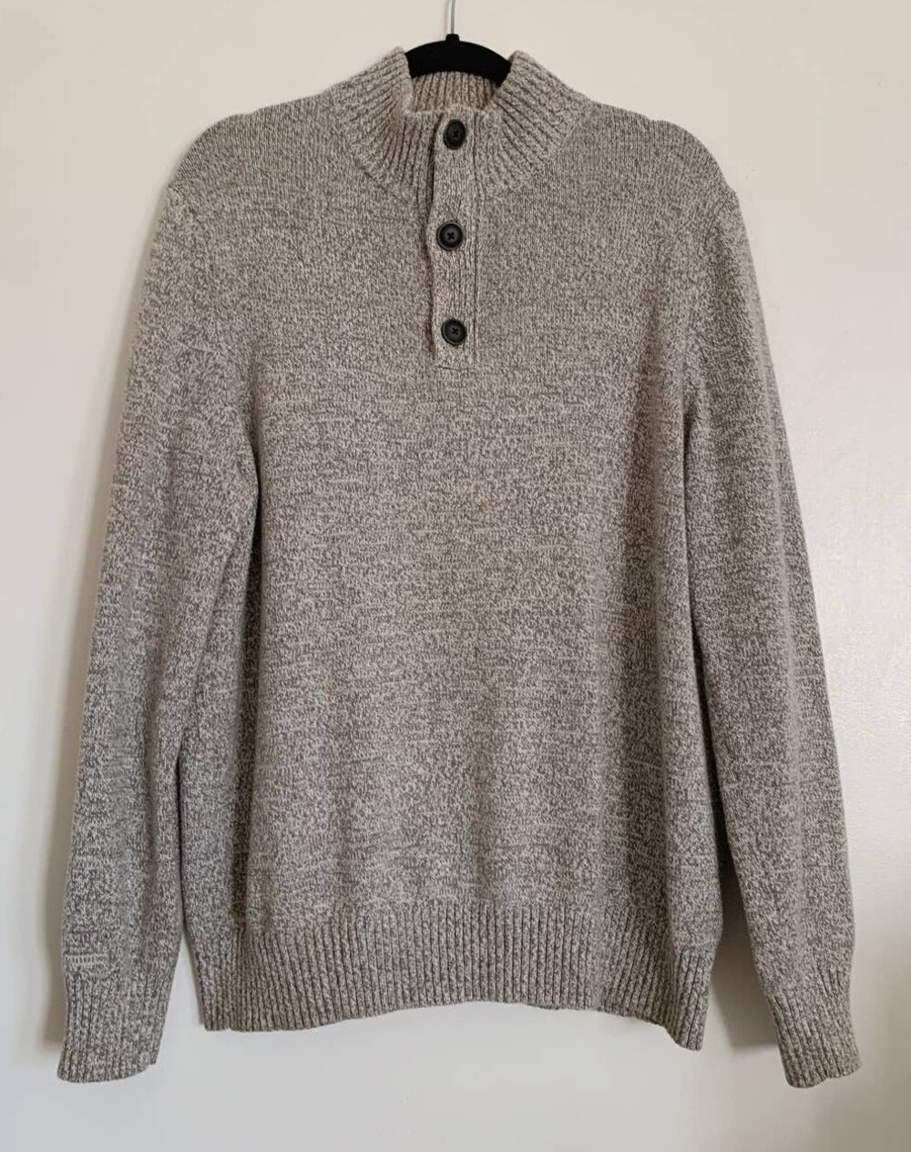 Grey Urban Pipeline Cotton Blend Sweater XXL